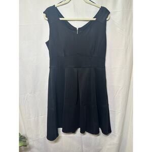 Metaphor Black Sleeveless Dress - Size 16